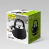 MEO Maestro Herd-Wasserkocher 2,5L Matt Schwarz Edelstahl mit Pfeife MR-1318-BLACK