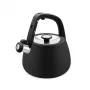 MEO Maestro Herd-Wasserkocher 2,5L Matt Schwarz Edelstahl mit Pfeife MR-1318-BLACK