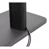 B-TECH AV SYSTEM X - Universeller Dual-Stack-Flachbildschirm-Bodenständer (VESA 600 x 400) - 2,4 m, Schwarz