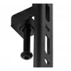 B-TECH AV SYSTEM X - Universeller Niedrigprofil-Flachbildschirm-Rollwagen (VESA 600 x 400) - 0,75 m, Ø50 mm Säulen