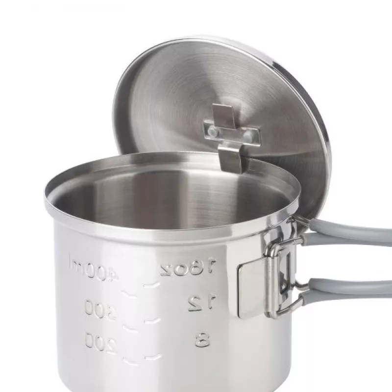 ESBIT PT625ST Camping-Kochgeschirr Topf 0,625 L Edelstahl