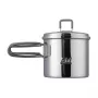 ESBIT PT625ST Camping-Kochgeschirr Topf 0,625 L Edelstahl
