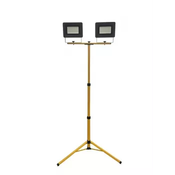 Stativ LED Flutlicht 2x50W 8500lm IP65 Kaltweiß