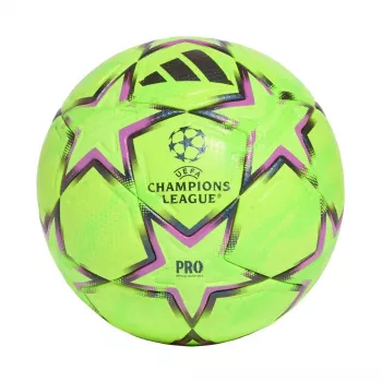adidas UCL Pro Winter 26/27 League Stage Fußball Größe 5 Grün/Schwarz/Pink KE9769