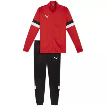PUMA Herren Team Rise Trainingsanzug Rot und Schwarz Größe L