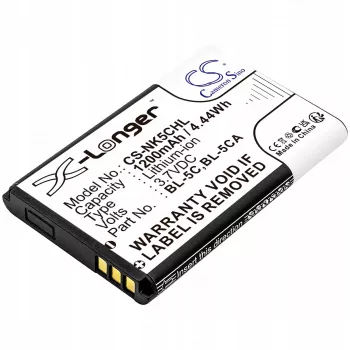 Cameron Sino 1200mAh Li-ion Akku für Nokia BL-5C, BL-5CA, Teltonika, Lark BL-6SP