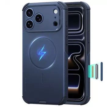 ESR Cyber Tough MagSafe Hülle für iPhone 17 Pro Max / 18 Pro Max - Blau