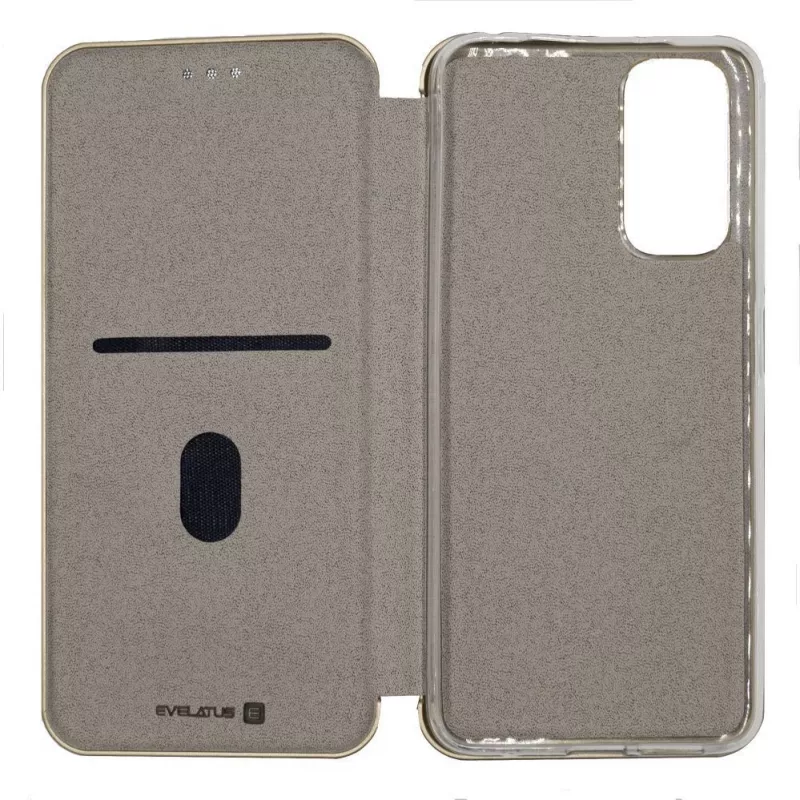 Evelatus Samsung Galaxy A53 5G Buchhülle Gold
