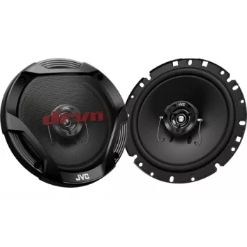 JVC CS-DR1722 6,5 Zoll 2-Wege Koaxial-Lautsprecher für Autos, 300W Peak, Carbon-Mica-Tieftöner