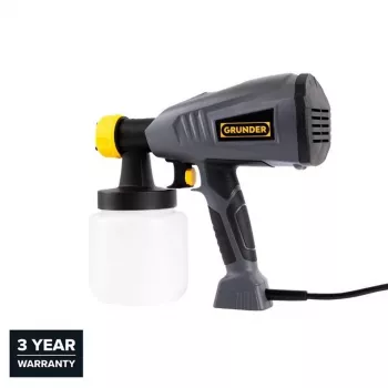 Elektrische Farbspritzpistole JS-HH15A 400W HVLP-Spritzpistole mit 800ml Behälter, 3 Sprühmustern, 2 Düsen