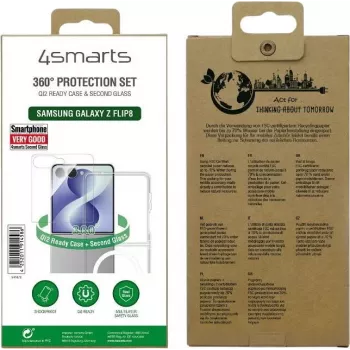 4smarts 360° Schutzset für Samsung Galaxy Z Flip5 - Transparent