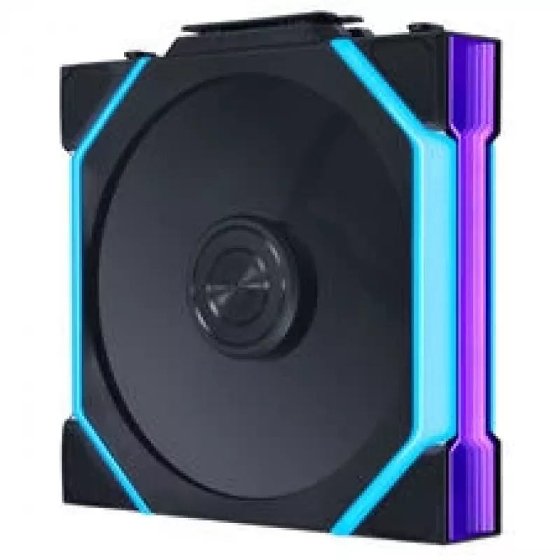 Lian Li UNI FAN SL FLEX Wireless ARGB 120 mm PWM Gehäuselüfter - 3er-Pack, Schwarz, Reverse Blade