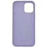 Evelatus Apple iPhone 12 Pro Max Premium Soft Touch Silikonhülle Blasslila