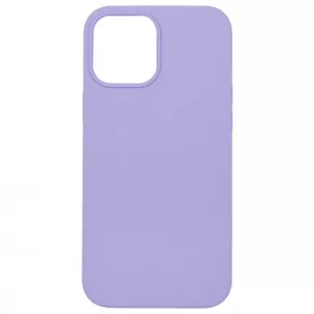 Evelatus Apple iPhone 12 Pro Max Premium Soft Touch Silikonhülle Blasslila