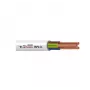 BVV-LL 2x1 mm² weißes PVC-isoliertes Elektrokabel, 50 m Rolle