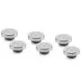 Thermal Grizzly DeltaMate Plug Verschlussstopfen, Messing - Glanznickel, 6er-Pack