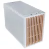 Lian Li DAN Cases B4 Wood Edition Micro-ATX Gehäuse - Buche, Weiß