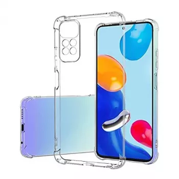Evelatus Xiaomi Redmi Note 11/11S Military Shockproof Silikonhülle TPU Transparent