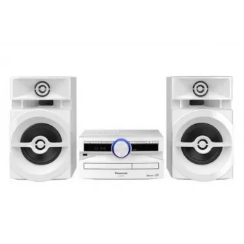 Panasonic SC-UX100EE-W 300W Hi-Fi-System mit Bluetooth, CD, USB und FM-Radio - Weiß