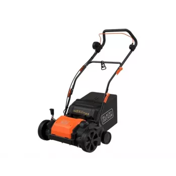 BLACK+DECKER 1200W Elektrischer Vertikutierer & Aerifizierer 32cm BEOEP320 mit 35L Fangkorb