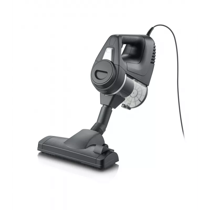 Severin CY 007080 beutelloser Zylinderstaubsauger mit HEPA-13-Filter, Multi-Cyclone-Technologie, 750 W, Schwarz/Rot