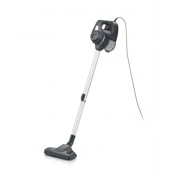 Severin CY 007080 beutelloser Zylinderstaubsauger mit HEPA-13-Filter, Multi-Cyclone-Technologie, 750 W, Schwarz/Rot
