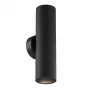 Wandleuchte Artisan GU10 2x10W Schwarz Aluminium IP44 Außen- & Innenbereich Up-Down-Licht