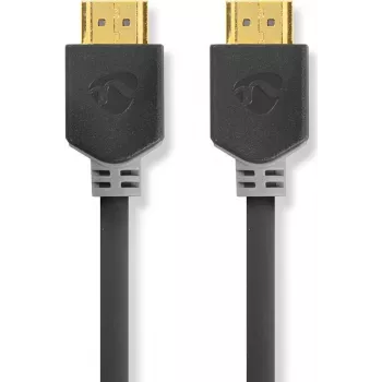 Nedis High Speed HDMI-Kabel mit Ethernet 5,00 m Anthrazit 4K@60Hz ARC 18 Gbps