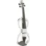 Stagg EVN X 4/4 WH Elektrische Violine mit Kopfhörern und Bogen, Weiß