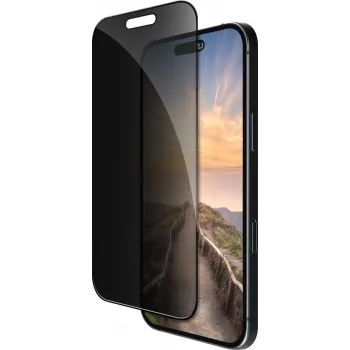 dbramante1928 Eco-shield Privacy Screen Protector für Apple iPhone 17 Pro - Schwarzer Rahmen