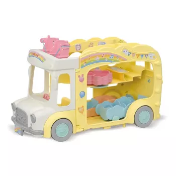 Sylvanian Families Abenteuer-Kindergartenbus Regenbogen
