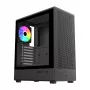 FSP/Fortron M221-BA Mid-Tower-Gehäuse, gehärtetes Glas, Schwarz
