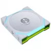 Lian Li UNI FAN SL FLEX Wireless PWM ARGB Reverse Blade 120mm Lüfter 3er-Pack mit Controller - Weiß