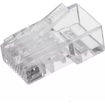 UNITEK RJ45 Modularstecker (8P8C) Cat.6, 100 Stück, transparent