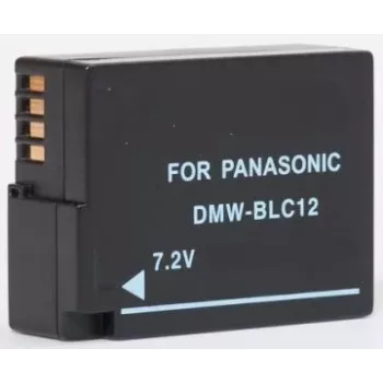 EXTRA DIGITAL Panasonic DMW-BLC12 Ersatzakku 1200mAh 7,2V Li-Ion für Lumix G/FZ/GX Serie