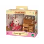 Sylvanian Families Chocolate Rabbit Sister Schreibtisch-Set