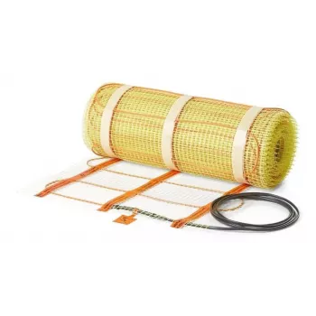 Heatcom Fußbodenheizmatte 150W/m² 4,2m² (630W) - Selbstklebendes Netz für Fliesen, Stein, Laminat