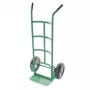 Sackkarre HT008 150 kg Faltbare Stahl-Stechkarre mit Vollgummi-Rädern Schwarz/Rot
