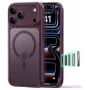 ESR Classic Hybrid MagSafe Hülle für iPhone 17 Pro Max / 18 Pro Max – Mattes Dunkelburgunder
