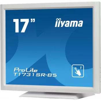 Iiyama ProLite T1731SR-W5 17 inch SXGA 5:4 5-Draht-Resistiv-Touch-LED-Monitor, Schwarz