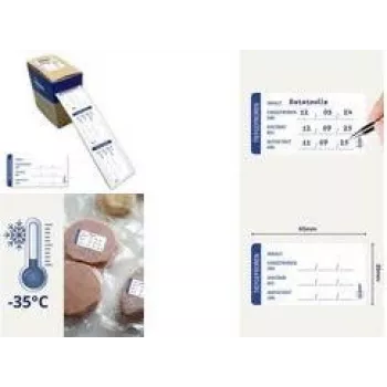 Avery Gefrieretiketten, 65 x 35 mm, Weiß, abgerundete Ecken, permanent haftend, beschreibbar, 450 Etiketten (ETICOLD.DE)