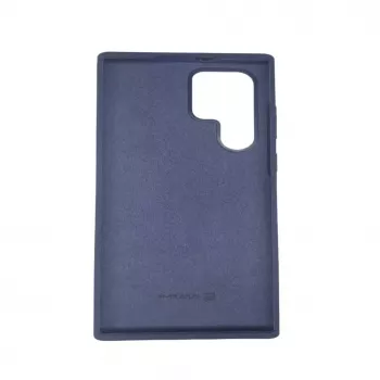 Evelatus Samsung Galaxy S22 Ultra Premium Soft Touch Silikonhülle Marineblau