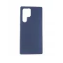 Evelatus Samsung Galaxy S22 Ultra Premium Soft Touch Silikonhülle Marineblau