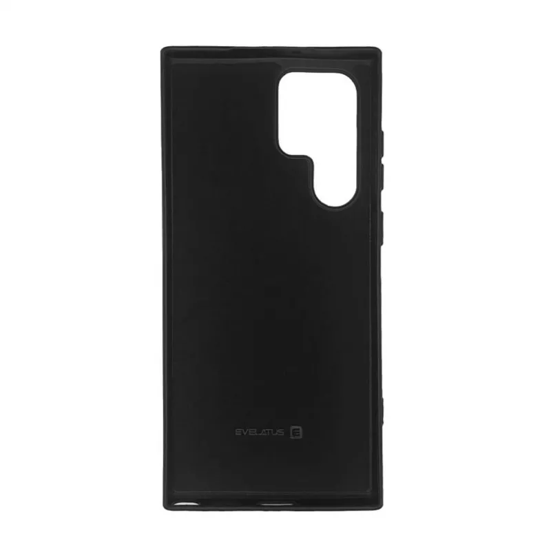 Evelatus Samsung Galaxy S22 Ultra Nano Silikon Hülle Soft Touch TPU Schwarz