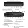 HP Renewed Grade A ProDesk 400 G6 Desktop Mini PC – Intel Core i5-10500T, 16GB RAM, 256GB SSD, Intel UHD Graphics 630, Windows 11 Pro