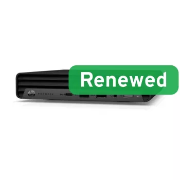 HP Renewed Grade A ProDesk 400 G6 Desktop Mini PC – Intel Core i5-10500T, 16GB RAM, 256GB SSD, Intel UHD Graphics 630, Windows 11 Pro