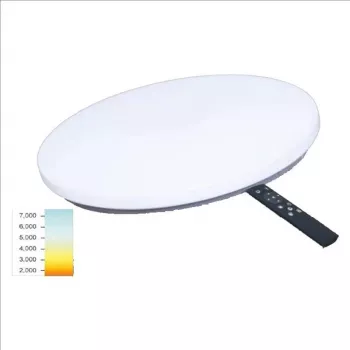 TOPE LED SOPOT 2x36W runde Deckenleuchte, 500 mm, 72W, 4000K neutralweiß, 7000 lm, weiß