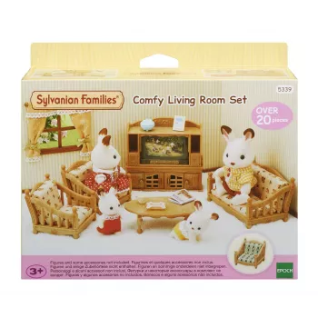 EPOCH Sylvanian Families Landhaus Wohnzimmer - Landhaus-Wohnzimmer-Möbel-Spielset