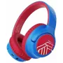 PowerLocus Bobo Kids Wireless-Kopfhörer, LED, AUX, Blau/Rot