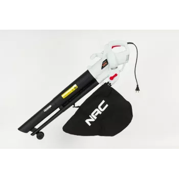 NAC Elektro-Laubbläser-Sauger-Häcksler 3200W VBE320-FS-J 3-in-1 Garten-Laubbläser mit 45L Beutel